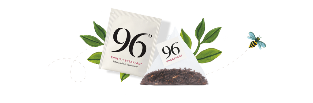 96 degrees pyramid teabag